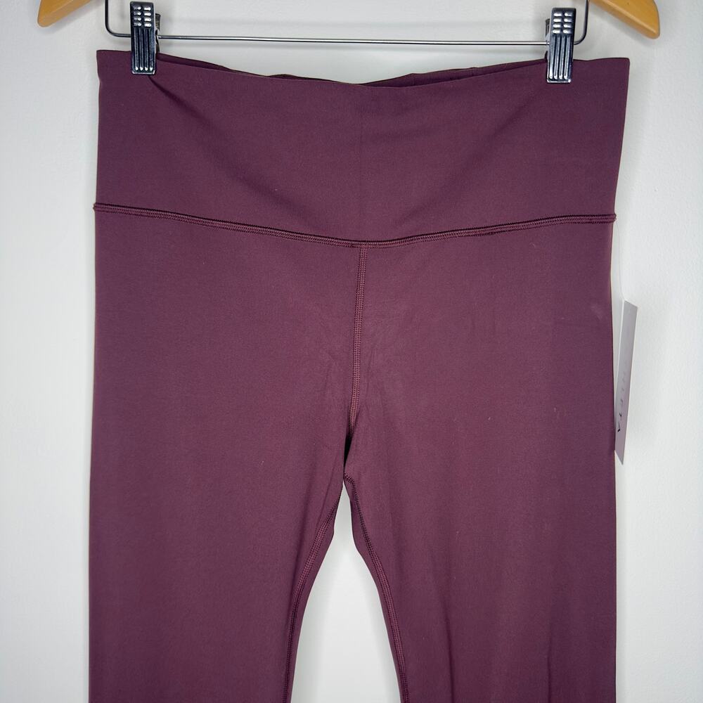 Athleta Elation Straight Leg Pant Plum Purple Yoga Pants Size Large NWT - Picture 10 of 16